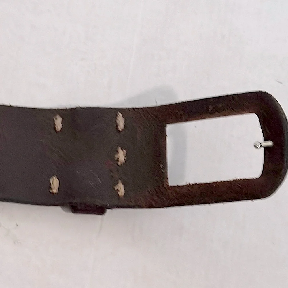 Frank Daniel VINTAGE Brown Leather Belt size 38